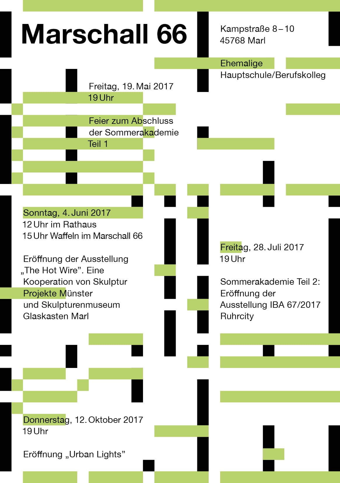 Ruhrmoderne exhibition flyer